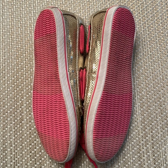 Girls Cruiser silver sequin Sperry Top Siders size 13 - Picture 4 of 4
